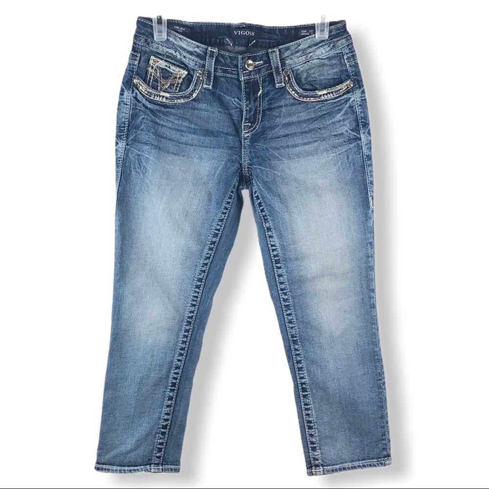 Vigoss Chelsea Capri Heritage Fit Capri Jeans 3/4